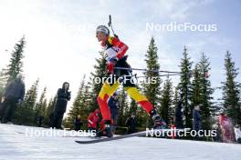 17.11.2024, Sjusjoen, Norway (NOR): Maya Cloetens (BEL) - Biathlon Season Opening, mass, Sjusjoen (NOR). www.nordicfocus.com. © Nordnes/NordicFocus. Every downloaded picture is fee-liable.