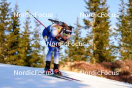 16.11.2024, Sjusjoen, Norway (NOR): Didier Bionaz (ITA) - Biathlon Season Opening, sprint, Sjusjoen (NOR). www.nordicfocus.com. © Nordnes/NordicFocus. Every downloaded picture is fee-liable.