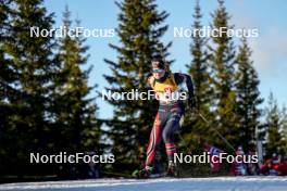 16.11.2024, Sjusjoen, Norway (NOR): Guro Femsteinevik (NOR) - Biathlon Season Opening, sprint, Sjusjoen (NOR). www.nordicfocus.com. © Nordnes/NordicFocus. Every downloaded picture is fee-liable.