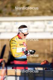 16.11.2024, Sjusjoen, Norway (NOR): Thierry Langer (BEL) - Biathlon Season Opening, sprint, Sjusjoen (NOR). www.nordicfocus.com. © Nordnes/NordicFocus. Every downloaded picture is fee-liable.