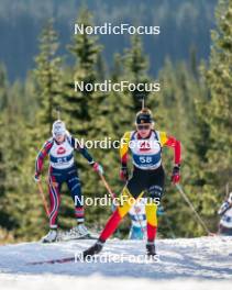 15.11.2024, Sjusjoen, Norway (NOR): Maya Cloetens (BEL) - Biathlon Season Opening, training, Sjusjoen (NOR). www.nordicfocus.com. © Nordnes/NordicFocus. Every downloaded picture is fee-liable.