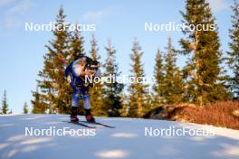 16.11.2024, Sjusjoen, Norway (NOR): Didier Bionaz (ITA) - Biathlon Season Opening, sprint, Sjusjoen (NOR). www.nordicfocus.com. © Nordnes/NordicFocus. Every downloaded picture is fee-liable.