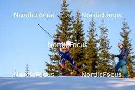 16.11.2024, Sjusjoen, Norway (NOR): Fabien Claude (FRA) - Biathlon Season Opening, sprint, Sjusjoen (NOR). www.nordicfocus.com. © Nordnes/NordicFocus. Every downloaded picture is fee-liable.