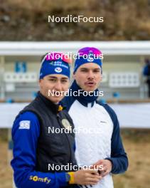 15.11.2024, Sjusjoen, Norway (NOR): Eric Perrot (FRA), Emilien Jacquelin (FRA), (l-r) - Biathlon Season Opening, training, Sjusjoen (NOR). www.nordicfocus.com. © Nordnes/NordicFocus. Every downloaded picture is fee-liable.