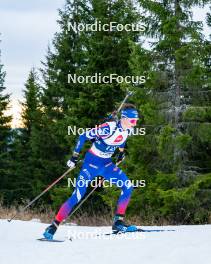 15.11.2024, Sjusjoen, Norway (NOR): Eric Perrot (FRA) - Biathlon Season Opening, training, Sjusjoen (NOR). www.nordicfocus.com. © Nordnes/NordicFocus. Every downloaded picture is fee-liable.