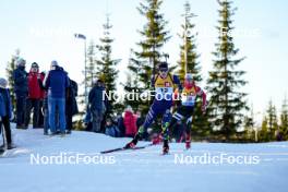 16.11.2024, Sjusjoen, Norway (NOR): Harald Oeygard (NOR), Asbjoern Christian Boye (NOR), (l-r) - Biathlon Season Opening, sprint, Sjusjoen (NOR). www.nordicfocus.com. © Nordnes/NordicFocus. Every downloaded picture is fee-liable.