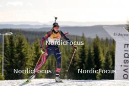 16.11.2024, Sjusjoen, Norway (NOR): Frida Tormodsgard Dokken (NOR) - Biathlon Season Opening, sprint, Sjusjoen (NOR). www.nordicfocus.com. © Nordnes/NordicFocus. Every downloaded picture is fee-liable.