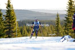 16.11.2024, Sjusjoen, Norway (NOR): Mats Oeverby (NOR) - Biathlon Season Opening, sprint, Sjusjoen (NOR). www.nordicfocus.com. © Nordnes/NordicFocus. Every downloaded picture is fee-liable.