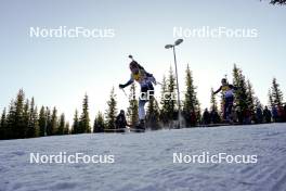 16.11.2024, Sjusjoen, Norway (NOR): Oliver Larsen (NOR), Haavard Tosterud (NOR), (l-r) - Biathlon Season Opening, sprint, Sjusjoen (NOR). www.nordicfocus.com. © Nordnes/NordicFocus. Every downloaded picture is fee-liable.