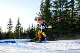 16.11.2024, Sjusjoen, Norway (NOR): Sam Parmantier (BEL) - Biathlon Season Opening, sprint, Sjusjoen (NOR). www.nordicfocus.com. © Nordnes/NordicFocus. Every downloaded picture is fee-liable.