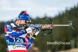 15.11.2024, Sjusjoen, Norway (NOR): Eric Perrot (FRA) - Biathlon Season Opening, training, Sjusjoen (NOR). www.nordicfocus.com. © Nordnes/NordicFocus. Every downloaded picture is fee-liable.