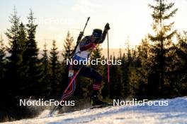 16.11.2024, Sjusjoen, Norway (NOR): Martin Nevland (NOR) - Biathlon Season Opening, sprint, Sjusjoen (NOR). www.nordicfocus.com. © Nordnes/NordicFocus. Every downloaded picture is fee-liable.