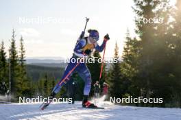 16.11.2024, Sjusjoen, Norway (NOR): Dorothea Wierer (ITA) - Biathlon Season Opening, sprint, Sjusjoen (NOR). www.nordicfocus.com. © Nordnes/NordicFocus. Every downloaded picture is fee-liable.