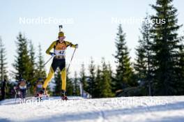 16.11.2024, Sjusjoen, Norway (NOR): Julie Baverel (NOR) - Biathlon Season Opening, sprint, Sjusjoen (NOR). www.nordicfocus.com. © Nordnes/NordicFocus. Every downloaded picture is fee-liable.