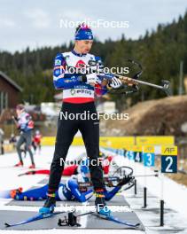 15.11.2024, Sjusjoen, Norway (NOR): Eric Perrot (FRA) - Biathlon Season Opening, training, Sjusjoen (NOR). www.nordicfocus.com. © Nordnes/NordicFocus. Every downloaded picture is fee-liable.