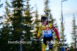 16.11.2024, Sjusjoen, Norway (NOR): Julien Petitjacques (BEL) - Biathlon Season Opening, sprint, Sjusjoen (NOR). www.nordicfocus.com. © Nordnes/NordicFocus. Every downloaded picture is fee-liable.