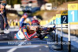 16.11.2024, Sjusjoen, Norway (NOR): Mats Oeverby (NOR) - Biathlon Season Opening, sprint, Sjusjoen (NOR). www.nordicfocus.com. © Nordnes/NordicFocus. Every downloaded picture is fee-liable.