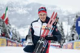 07.01.2024, Val di Fiemme, Italy (ITA): Harald Oestberg Amundsen (NOR) - FIS world cup cross-country, tour de ski, final climb, Val di Fiemme (ITA). www.nordicfocus.com. © Modica/NordicFocus. Every downloaded picture is fee-liable.