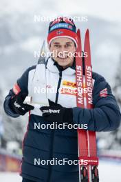 07.01.2024, Val di Fiemme, Italy (ITA): Harald Oestberg Amundsen (NOR) - FIS world cup cross-country, tour de ski, final climb, Val di Fiemme (ITA). www.nordicfocus.com. © Modica/NordicFocus. Every downloaded picture is fee-liable.