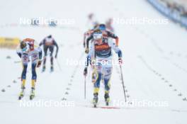 06.01.2024, Val di Fiemme, Italy (ITA): Frida Karlsson (SWE), Linn Svahn (SWE), (l-r)  - FIS world cup cross-country, tour de ski, mass, Val di Fiemme (ITA). www.nordicfocus.com. © Modica/NordicFocus. Every downloaded picture is fee-liable.