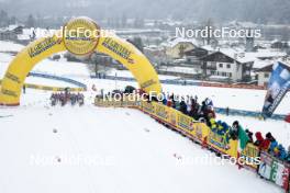 06.01.2024, Val di Fiemme, Italy (ITA): Start of womens race - FIS world cup cross-country, tour de ski, mass, Val di Fiemme (ITA). www.nordicfocus.com. © Modica/NordicFocus. Every downloaded picture is fee-liable.