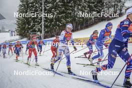 06.01.2024, Val di Fiemme, Italy (ITA): Moa Ilar (SWE) - FIS world cup cross-country, tour de ski, mass, Val di Fiemme (ITA). www.nordicfocus.com. © Barbieri/NordicFocus. Every downloaded picture is fee-liable.