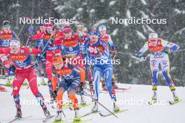 06.01.2024, Val di Fiemme, Italy (ITA): Anne Kyllonen (FIN) - FIS world cup cross-country, tour de ski, mass, Val di Fiemme (ITA). www.nordicfocus.com. © Barbieri/NordicFocus. Every downloaded picture is fee-liable.