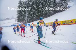 06.01.2024, Val di Fiemme, Italy (ITA): Seve De Campo (AUS) - FIS world cup cross-country, tour de ski, mass, Val di Fiemme (ITA). www.nordicfocus.com. © Barbieri/NordicFocus. Every downloaded picture is fee-liable.