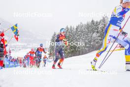 06.01.2024, Val di Fiemme, Italy (ITA): Krista Parmakoski (FIN) - FIS world cup cross-country, tour de ski, mass, Val di Fiemme (ITA). www.nordicfocus.com. © Barbieri/NordicFocus. Every downloaded picture is fee-liable.