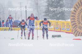 06.01.2024, Val di Fiemme, Italy (ITA): Samantha Smith (USA) - FIS world cup cross-country, tour de ski, mass, Val di Fiemme (ITA). www.nordicfocus.com. © Barbieri/NordicFocus. Every downloaded picture is fee-liable.