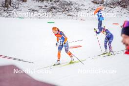 06.01.2024, Val di Fiemme, Italy (ITA): Patricija Eiduka (LAT) - FIS world cup cross-country, tour de ski, mass, Val di Fiemme (ITA). www.nordicfocus.com. © Barbieri/NordicFocus. Every downloaded picture is fee-liable.