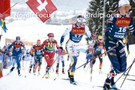 06.01.2024, Val di Fiemme, Italy (ITA): Moa Ilar (SWE) - FIS world cup cross-country, tour de ski, mass, Val di Fiemme (ITA). www.nordicfocus.com. © Modica/NordicFocus. Every downloaded picture is fee-liable.