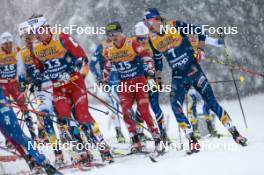 06.01.2024, Val di Fiemme, Italy (ITA): Mika Vermeulen (AUT) - FIS world cup cross-country, tour de ski, mass, Val di Fiemme (ITA). www.nordicfocus.com. © Modica/NordicFocus. Every downloaded picture is fee-liable.