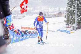 06.01.2024, Val di Fiemme, Italy (ITA): Nadezhda Stepashkina (KAZ) - FIS world cup cross-country, tour de ski, mass, Val di Fiemme (ITA). www.nordicfocus.com. © Barbieri/NordicFocus. Every downloaded picture is fee-liable.