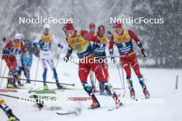 06.01.2024, Val di Fiemme, Italy (ITA): Harald Oestberg Amundsen (NOR) - FIS world cup cross-country, tour de ski, mass, Val di Fiemme (ITA). www.nordicfocus.com. © Modica/NordicFocus. Every downloaded picture is fee-liable.