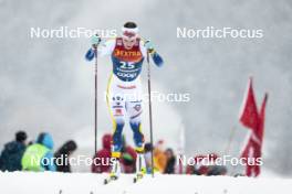 06.01.2024, Val di Fiemme, Italy (ITA): Sofia Henriksson (SWE) - FIS world cup cross-country, tour de ski, mass, Val di Fiemme (ITA). www.nordicfocus.com. © Modica/NordicFocus. Every downloaded picture is fee-liable.