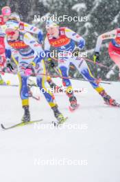 06.01.2024, Val di Fiemme, Italy (ITA): Jonna Sundling (SWE) - FIS world cup cross-country, tour de ski, mass, Val di Fiemme (ITA). www.nordicfocus.com. © Barbieri/NordicFocus. Every downloaded picture is fee-liable.