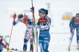 06.01.2024, Val di Fiemme, Italy (ITA): Krista Parmakoski (FIN) - FIS world cup cross-country, tour de ski, mass, Val di Fiemme (ITA). www.nordicfocus.com. © Modica/NordicFocus. Every downloaded picture is fee-liable.
