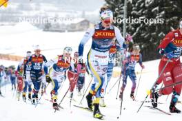 06.01.2024, Val di Fiemme, Italy (ITA): Linn Svahn (SWE) - FIS world cup cross-country, tour de ski, mass, Val di Fiemme (ITA). www.nordicfocus.com. © Modica/NordicFocus. Every downloaded picture is fee-liable.