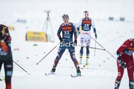 06.01.2024, Val di Fiemme, Italy (ITA): Samantha Smith (USA) - FIS world cup cross-country, tour de ski, mass, Val di Fiemme (ITA). www.nordicfocus.com. © Modica/NordicFocus. Every downloaded picture is fee-liable.