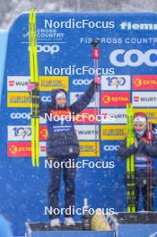 06.01.2024, Val di Fiemme, Italy (ITA): Frida Karlsson (SWE) - FIS world cup cross-country, tour de ski, mass, Val di Fiemme (ITA). www.nordicfocus.com. © Barbieri/NordicFocus. Every downloaded picture is fee-liable.