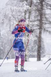 06.01.2024, Val di Fiemme, Italy (ITA): Samantha Smith (USA) - FIS world cup cross-country, tour de ski, mass, Val di Fiemme (ITA). www.nordicfocus.com. © Barbieri/NordicFocus. Every downloaded picture is fee-liable.