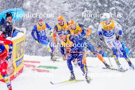 06.01.2024, Val di Fiemme, Italy (ITA): Giandomenico Salvadori (ITA) - FIS world cup cross-country, tour de ski, mass, Val di Fiemme (ITA). www.nordicfocus.com. © Barbieri/NordicFocus. Every downloaded picture is fee-liable.