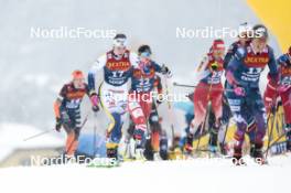 06.01.2024, Val di Fiemme, Italy (ITA): Moa Ilar (SWE) - FIS world cup cross-country, tour de ski, mass, Val di Fiemme (ITA). www.nordicfocus.com. © Modica/NordicFocus. Every downloaded picture is fee-liable.