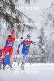 06.01.2024, Val di Fiemme, Italy (ITA): Anne Kyllonen (FIN) - FIS world cup cross-country, tour de ski, mass, Val di Fiemme (ITA). www.nordicfocus.com. © Barbieri/NordicFocus. Every downloaded picture is fee-liable.