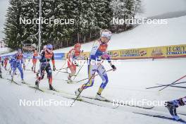 06.01.2024, Val di Fiemme, Italy (ITA): Frida Karlsson (SWE) - FIS world cup cross-country, tour de ski, mass, Val di Fiemme (ITA). www.nordicfocus.com. © Barbieri/NordicFocus. Every downloaded picture is fee-liable.