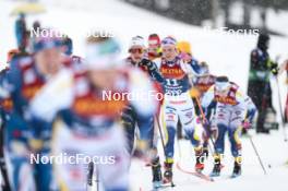 06.01.2024, Val di Fiemme, Italy (ITA): Delphine Claudel (FRA) - FIS world cup cross-country, tour de ski, mass, Val di Fiemme (ITA). www.nordicfocus.com. © Modica/NordicFocus. Every downloaded picture is fee-liable.