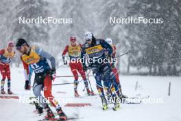 06.01.2024, Val di Fiemme, Italy (ITA): Lucas Chanavat (FRA) - FIS world cup cross-country, tour de ski, mass, Val di Fiemme (ITA). www.nordicfocus.com. © Modica/NordicFocus. Every downloaded picture is fee-liable.