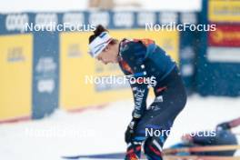 06.01.2024, Val di Fiemme, Italy (ITA): Delphine Claudel (FRA) - FIS world cup cross-country, tour de ski, mass, Val di Fiemme (ITA). www.nordicfocus.com. © Modica/NordicFocus. Every downloaded picture is fee-liable.