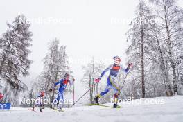 06.01.2024, Val di Fiemme, Italy (ITA): Kerttu Niskanen (FIN), Linn Svahn (SWE), (l-r)  - FIS world cup cross-country, tour de ski, mass, Val di Fiemme (ITA). www.nordicfocus.com. © Barbieri/NordicFocus. Every downloaded picture is fee-liable.